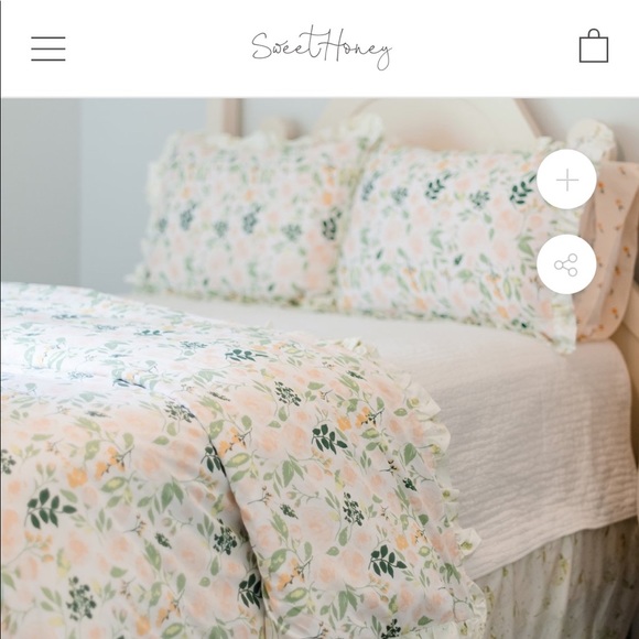 SweetHoney Twin Duvet Set - Picture 1 of 4